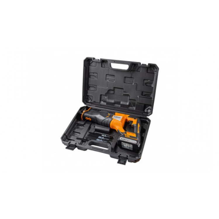 Трион саблен акумулаторен 18V 2Ah Quick в куфар BK-CRS34 SET – Мощност и Мобилност | StoreTehnik Трион саблен акумулаторен 18V 2Ah Quick в куфар BK-CRS34 SET – Мощност и Мобилност | StoreTehnik