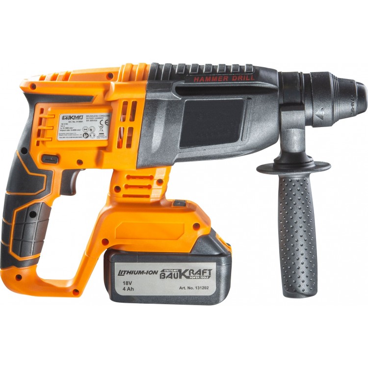 Перфоратор безчетков SDS-Plus 2.2J 4 функции 18V 4Ah в куфар BK-BRH58 – Мощност и Удобство | StoreTehnik Перфоратор безчетков SDS-Plus 2.2J 4 функции 18V 4Ah в куфар BK-BRH58 – Мощност и Удобство | StoreTehnik