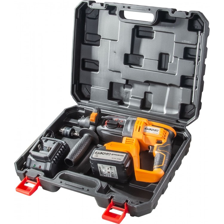 Перфоратор безчетков SDS-Plus 2.2J 4 функции 18V 4Ah в куфар BK-BRH58 – Мощност и Удобство | StoreTehnik Перфоратор безчетков SDS-Plus 2.2J 4 функции 18V 4Ah в куфар BK-BRH58 – Мощност и Удобство | StoreTehnik