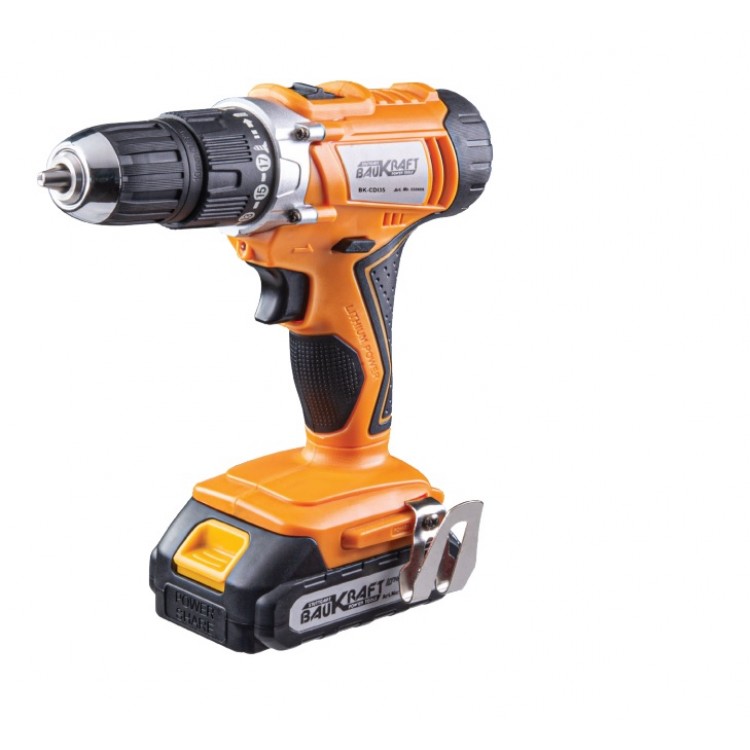Бормашина акум. ударна 2-ск. 10mm 40Nm 18V 2Ah BK-CDI35