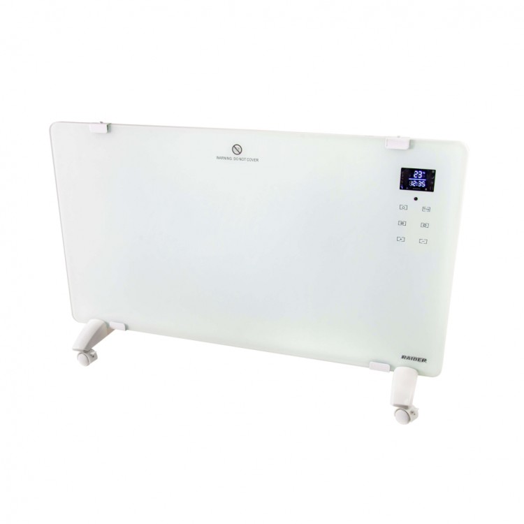 Конвектор със стойка 2kW бяло стъкло LED RD-PH02 Конвектор със стойка 2kW бяло стъкло LED RD-PH02