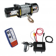 Автолебедка 12V 2722kg 6000lbs 2.76 kW Ø7.2mm 24m