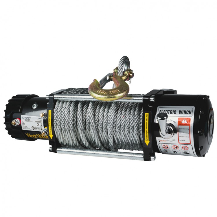 Автолебедка 12V 5443kg 12000lbs 4.5 kW Ø9.5mm 29m Автолебедка 12V 5443kg 12000lbs 4.5 kW Ø9.5mm 29m