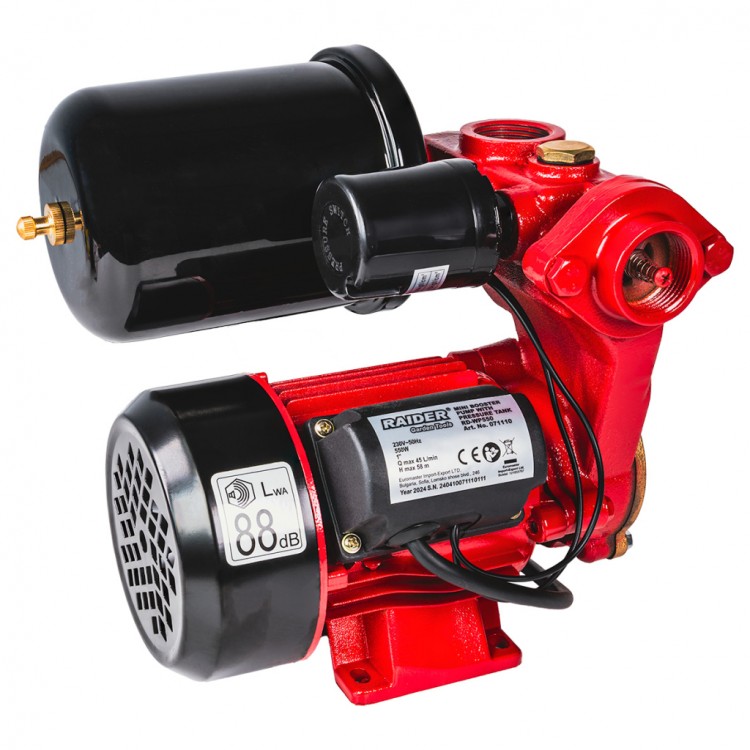 Хидрофор мини 550W 1" 45L/min 58m RD-WP550 Хидрофор мини 550W 1" 45L/min 58m RD-WP550