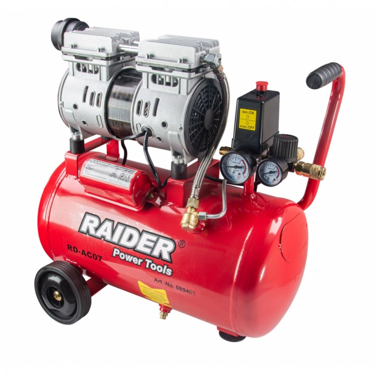 Компресор 24L 0.75kW тих безмаслен RD-AC07 Компресор 24L 0.75kW тих безмаслен RD-AC07