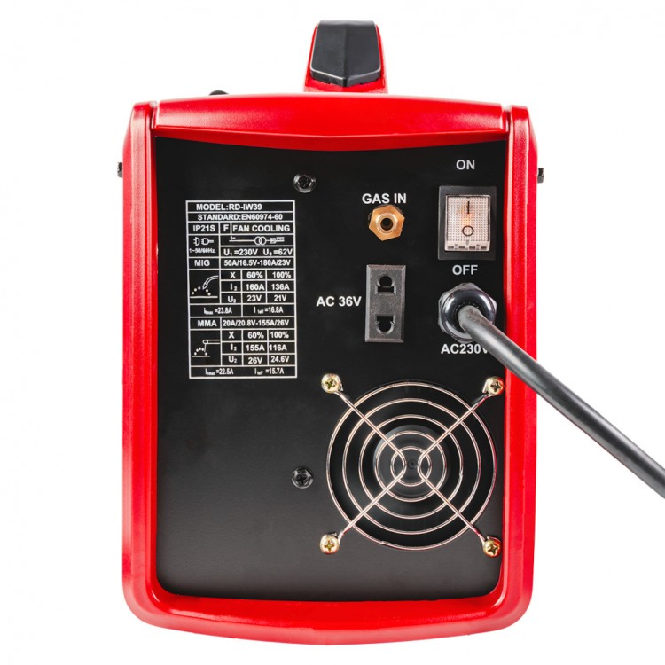 Инверторен електрожен 5в1 MIG/MAG&TIG&MMAsynergy160A RD-IW39 Инверторен електрожен 5в1 MIG/MAG&TIG&MMAsynergy160A RD-IW39
