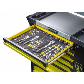 Количка за инструменти 7 чекмеджета 182 части TMP