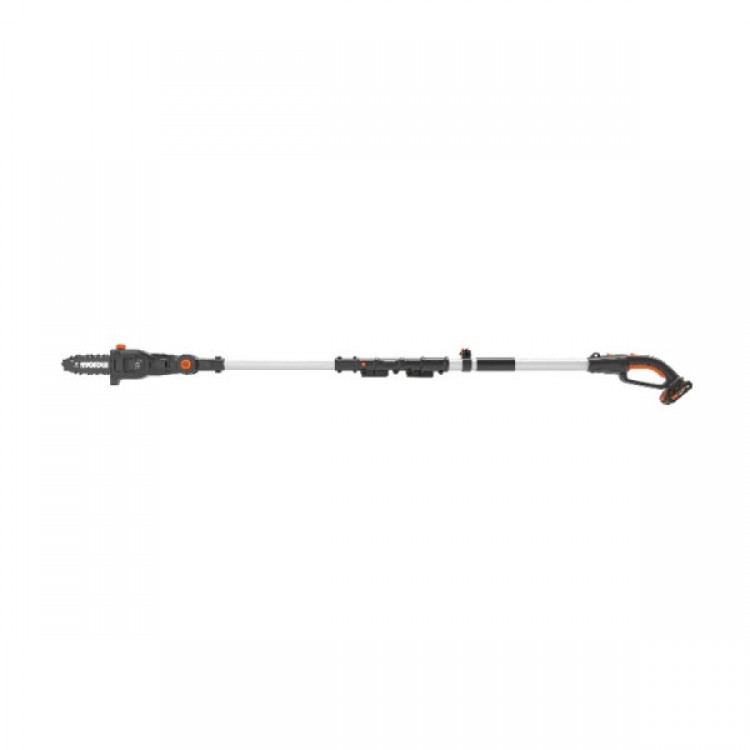 Aкумулаторен верижен трион WORX WG349E, 20V, с батерия и зарядно Aкумулаторен верижен трион WORX WG349E, 20V, с батерия и зарядно