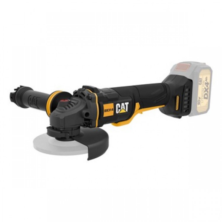 Акумулаторен ъглошлайф CAT DX314B, 18 V, 125 мм Акумулаторен ъглошлайф CAT DX314B, 18 V, 125 мм