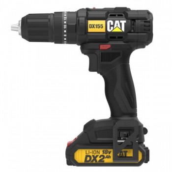 Акумулаторен винтоверт CAT DX155, 18 V, 50 Nm, с 1 батерии и зарядно
