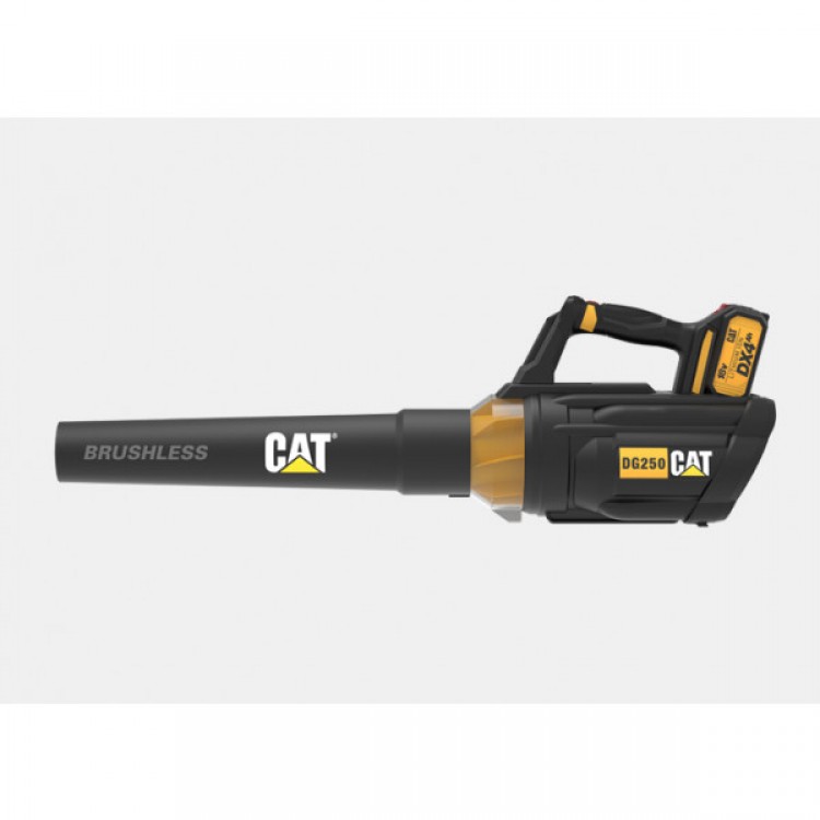 Акумулаторна метла CAT DG250, 18V, с батерия 4Ah и зарядно 4 A Акумулаторна метла CAT DG250, 18V, с батерия 4Ah и зарядно 4 A