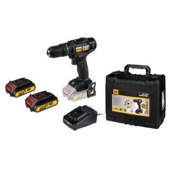 Акумулаторен винтоверт CAT DX155.1, 18 V, 50 Nm, с 2 батерии и зарядно