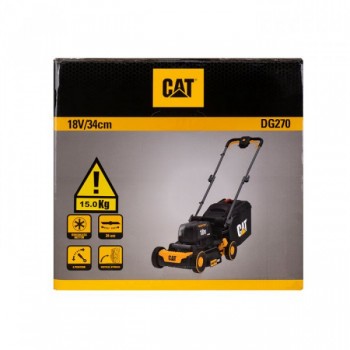Акумулаторна косачка CAT DG270, 18V, с батерия 4Ah и зарядно 4A