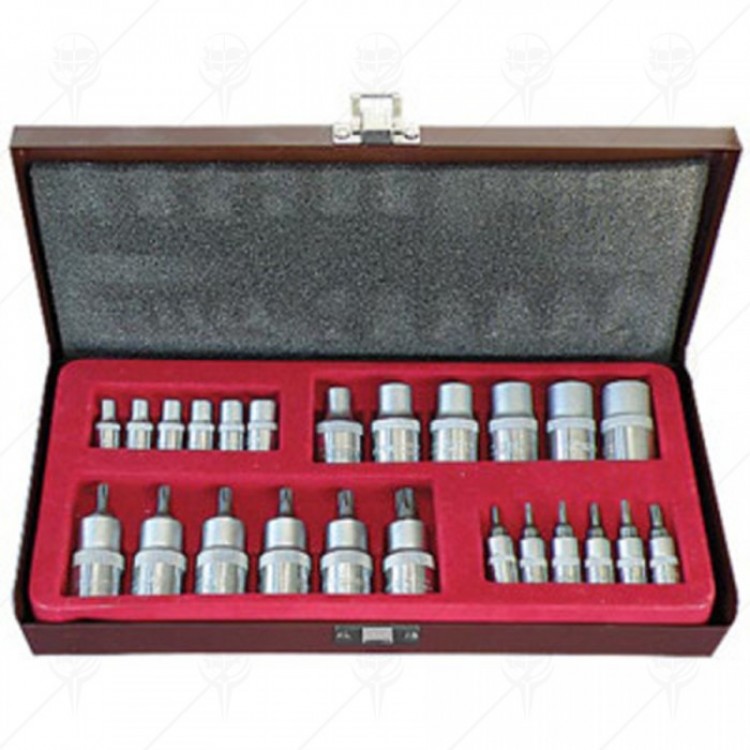 КОМП.ВЛОЖКИ 1/4-/1/2TORX 24Ч. KLY-TEK КОМП.ВЛОЖКИ 1/4-/1/2TORX 24Ч. KLY-TEK