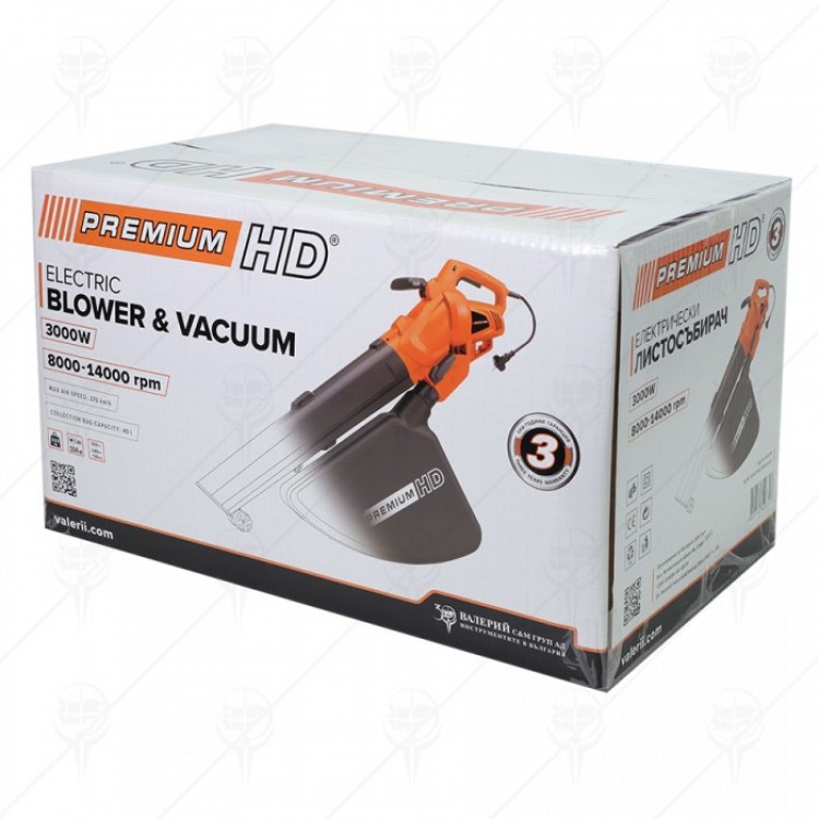ЛИСТОСЪБИРАЧ 3000W С ОБОР. PREMIUM HD ЛИСТОСЪБИРАЧ 3000W С ОБОР. PREMIUM HD