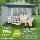 ШАТРА С ДВЕ СТРАНИЦИ HERLY 3Х3Х2.5М