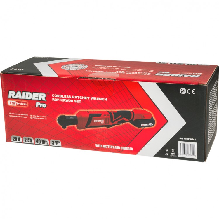 R20 Тресчотка 3/8" 40Nm LED 2Ah RDP-KRW20 R20 Тресчотка 3/8" 40Nm LED 2Ah RDP-KRW20