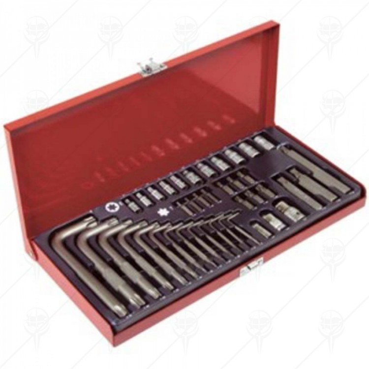 НАКРАЙНИЦИ 40Ч. К-Т TORX TOPEX НАКРАЙНИЦИ 40Ч. К-Т TORX TOPEX