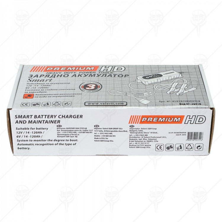 ЗАРЯДНО УСТРОЙСТВО PREMIUM HD 6/12V ЗАРЯДНО УСТРОЙСТВО PREMIUM HD 6/12V