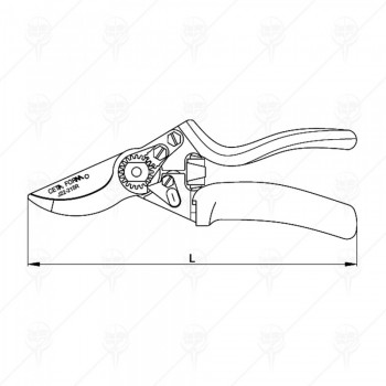 НОЖИЦА ЛОЗАРСКА 8"С ВЪРТЯЩА ДРЪЖКА CETA-FORM