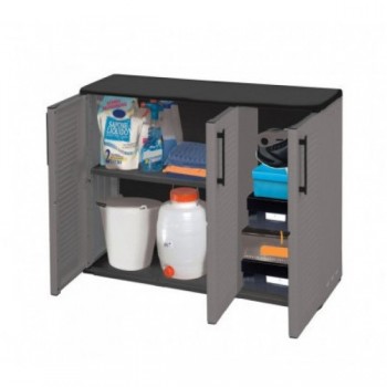 Шкаф PVC битов 102x37x84см 10кг трикрилен