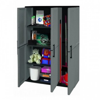 Шкаф PVC битов 102x37x163см 10кг трикрилен