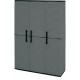 Шкаф PVC битов 102x37x163см 10кг трикрилен Шкаф PVC битов 102x37x163см 10кг трикрилен