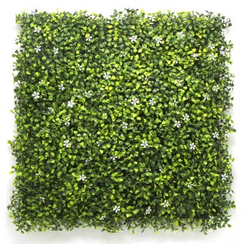 Пано 50х50см изкуствена зелена декорация Boxwood with Jasmine