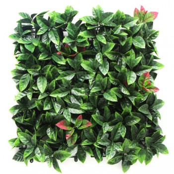 Пано 50х50см изкуствена зелена декорация Photinia
