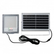 LED соларен прожектор, 100W с панел 10W и дистанционно управление