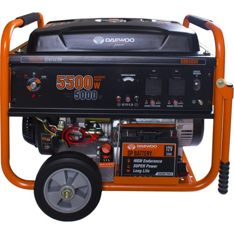 Генератор бензинов 5000/5500 W, 389CC, ел. старт Генератор бензинов 5000/5500 W, 389CC, ел. старт