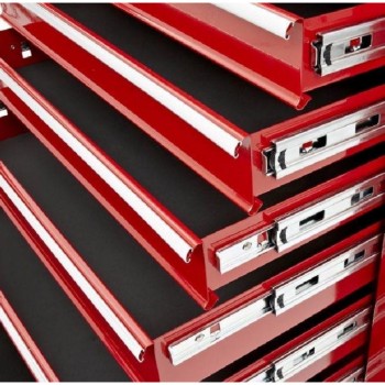 Инструментална количка 7 отделения с пластмасов капак